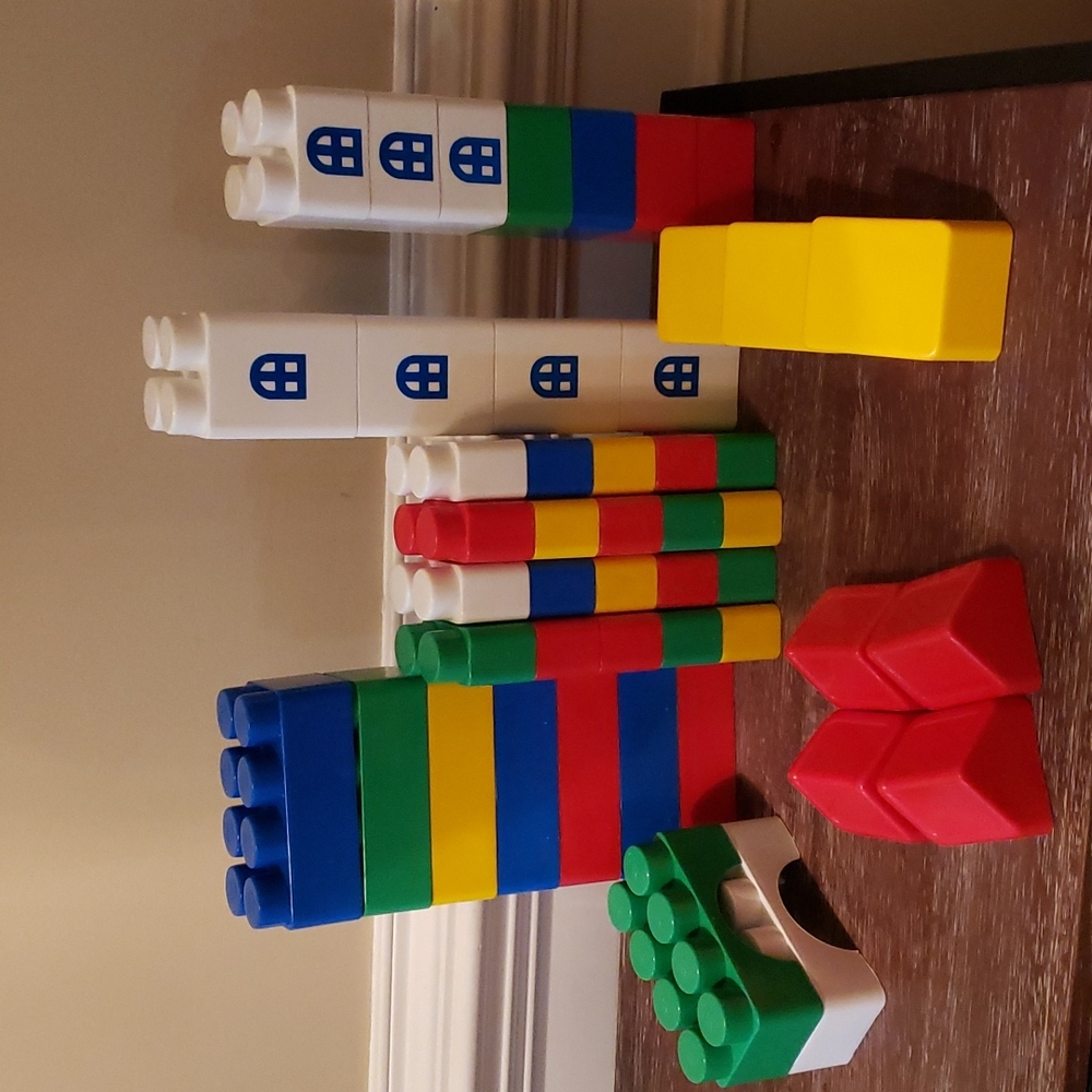 💖HP💖Rare! Vintage! MOLTO BLOCKS CITY (Part 1 of 2) 47 Pieces